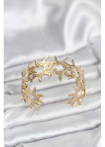 Erb Pirinç Gold Renk Vintage Kadın Bileklik